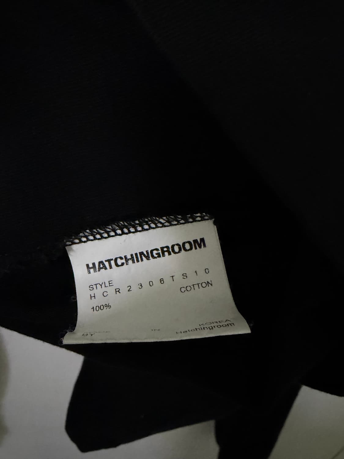 해칭룸 고스트 L/S 블랙 4 상품이미지3