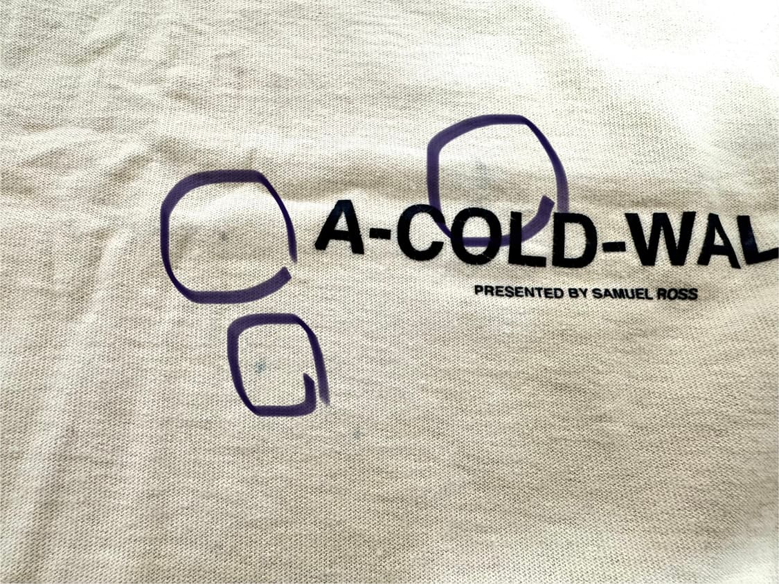 [A COLD WALL] 반팔 페인팅 티셔츠 상품이미지5