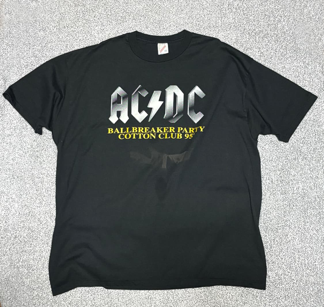90s 빈티지 AC/DC Ballbreaker 파티 프로모션 티셔츠 상품이미지1