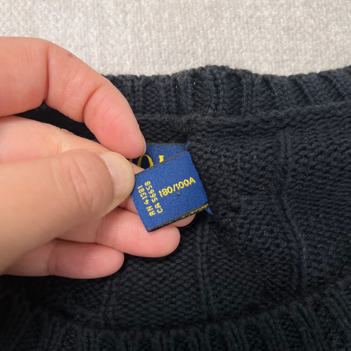 100 폴로 랄프로렌 꽈배기 니트 상품이미지3