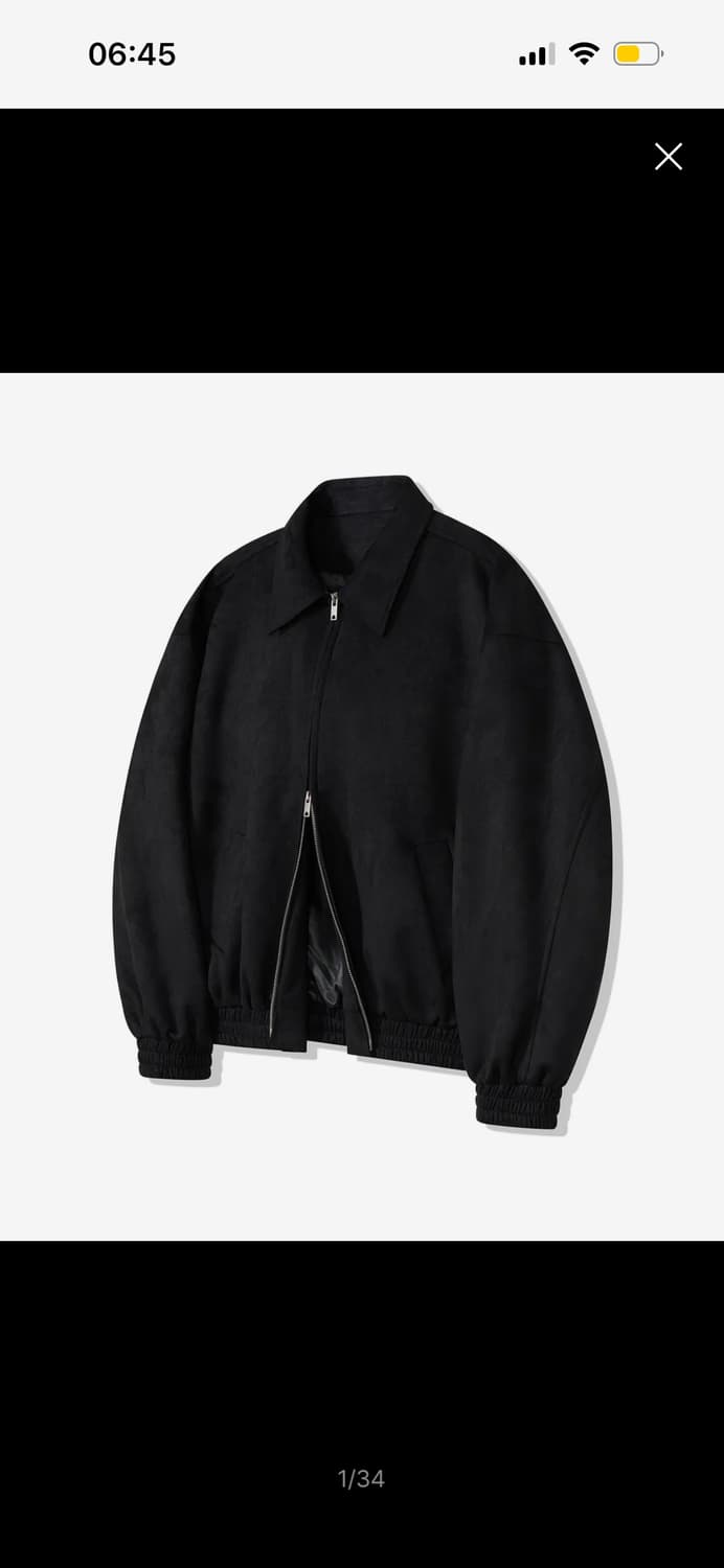 스탠다드에러 블루종 스웨이드 자켓 상품이미지1