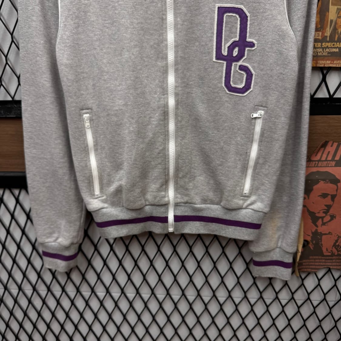 00s 돌체앤가바나 코튼 트랙 자켓 전면 로고 포인트 그레이 상품이미지4