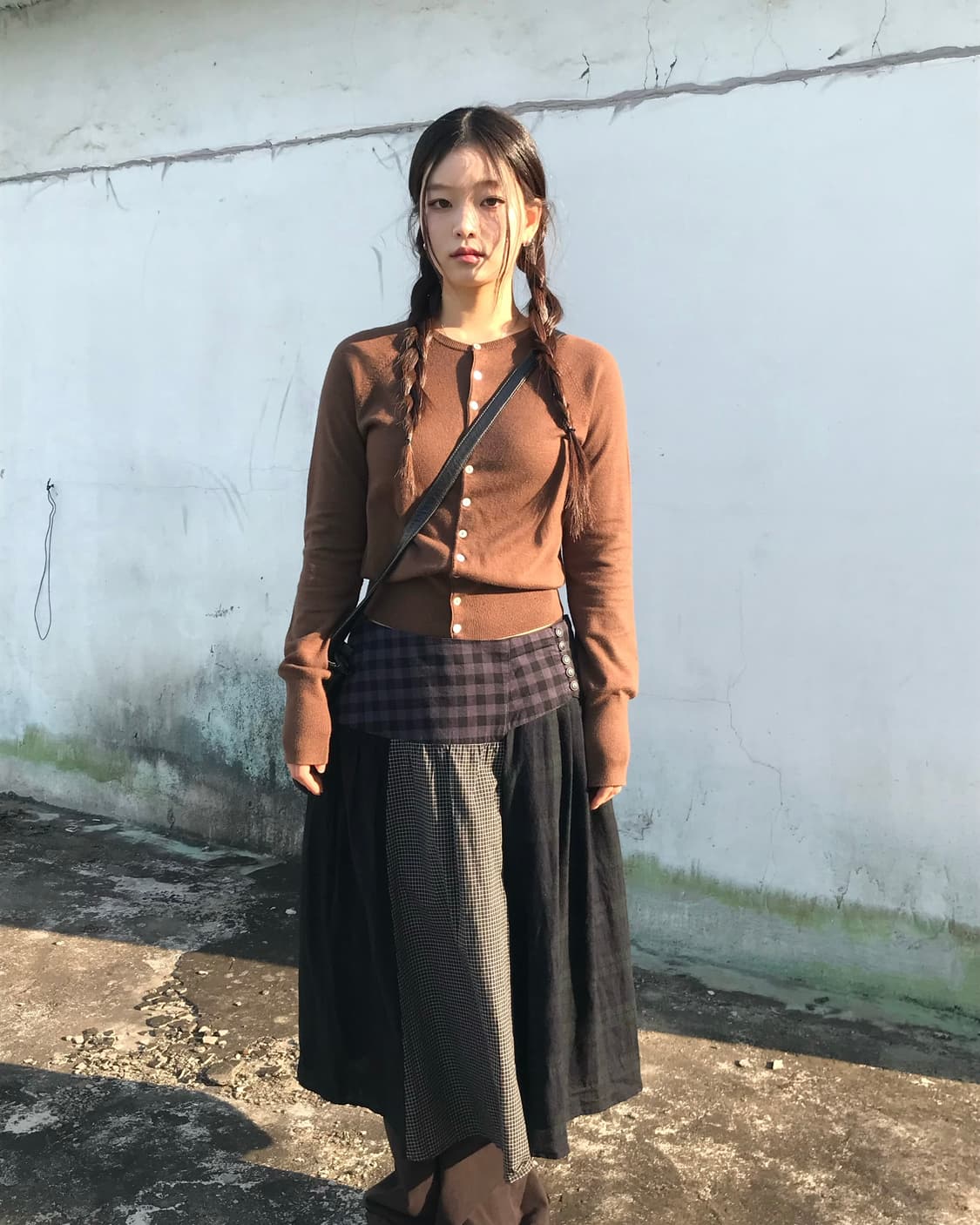 믹스 패치워크 스커트  상품이미지3