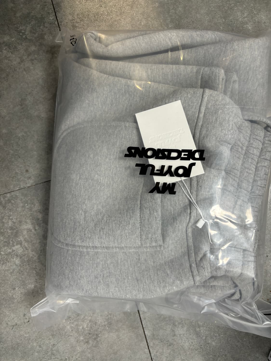 Mjd 코인서울 와이드 카고 스웻 팬츠 그레이 미개봉 새제품 판매 상품이미지1