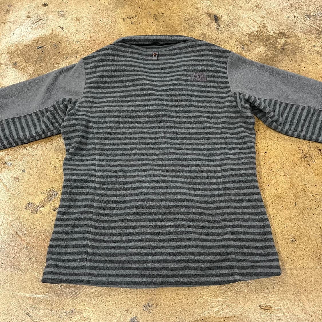 노스페이스 스트라이프 줄무늬 그레이 후리스 85 상품이미지4