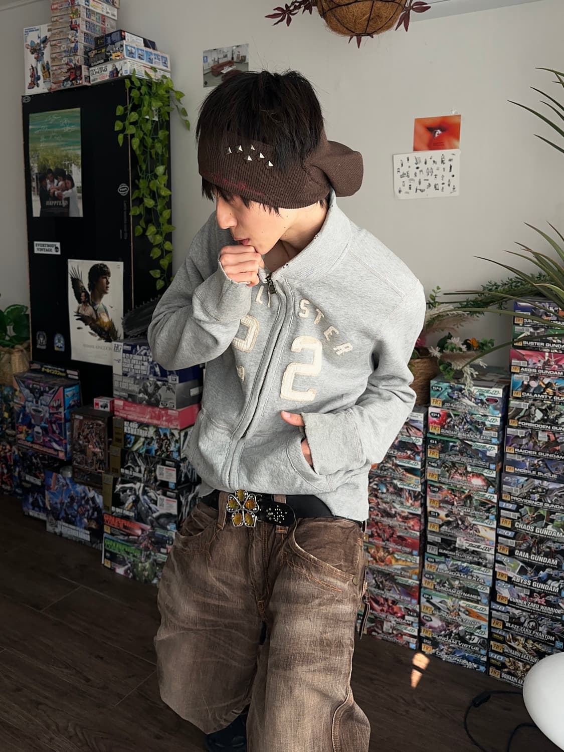 Hollister 미드 스웻 집업 상품이미지3