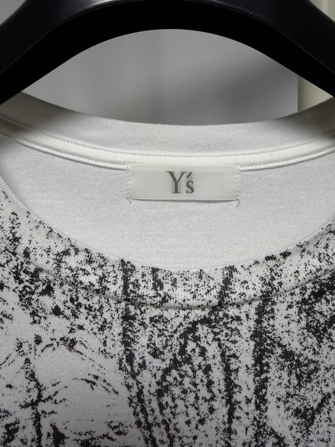 요지야마모토 Y’s / 와이즈 프린팅 티셔츠 상품이미지2