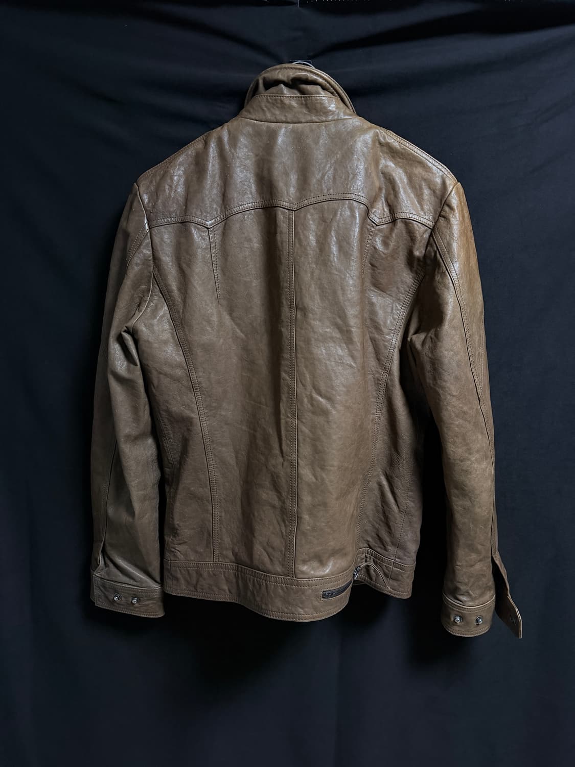 Brown leather jacket 상품이미지4