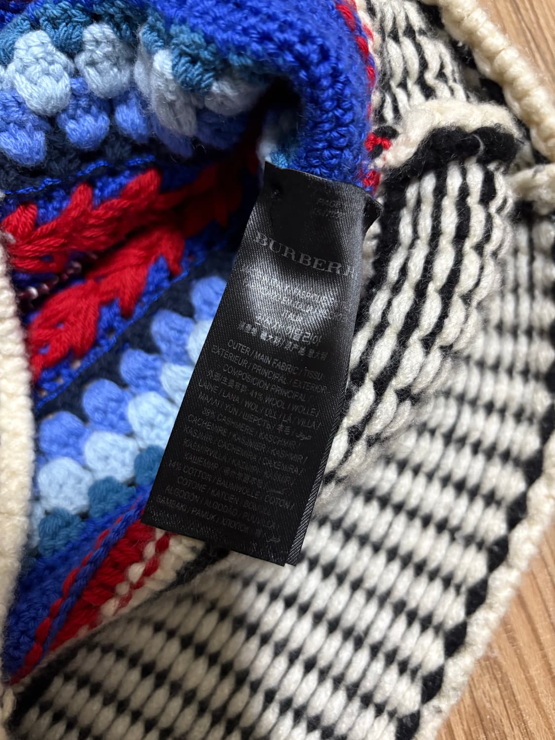 버버리 멀티 니트 베스트  (희귀 / Made in Italy) 상품이미지7