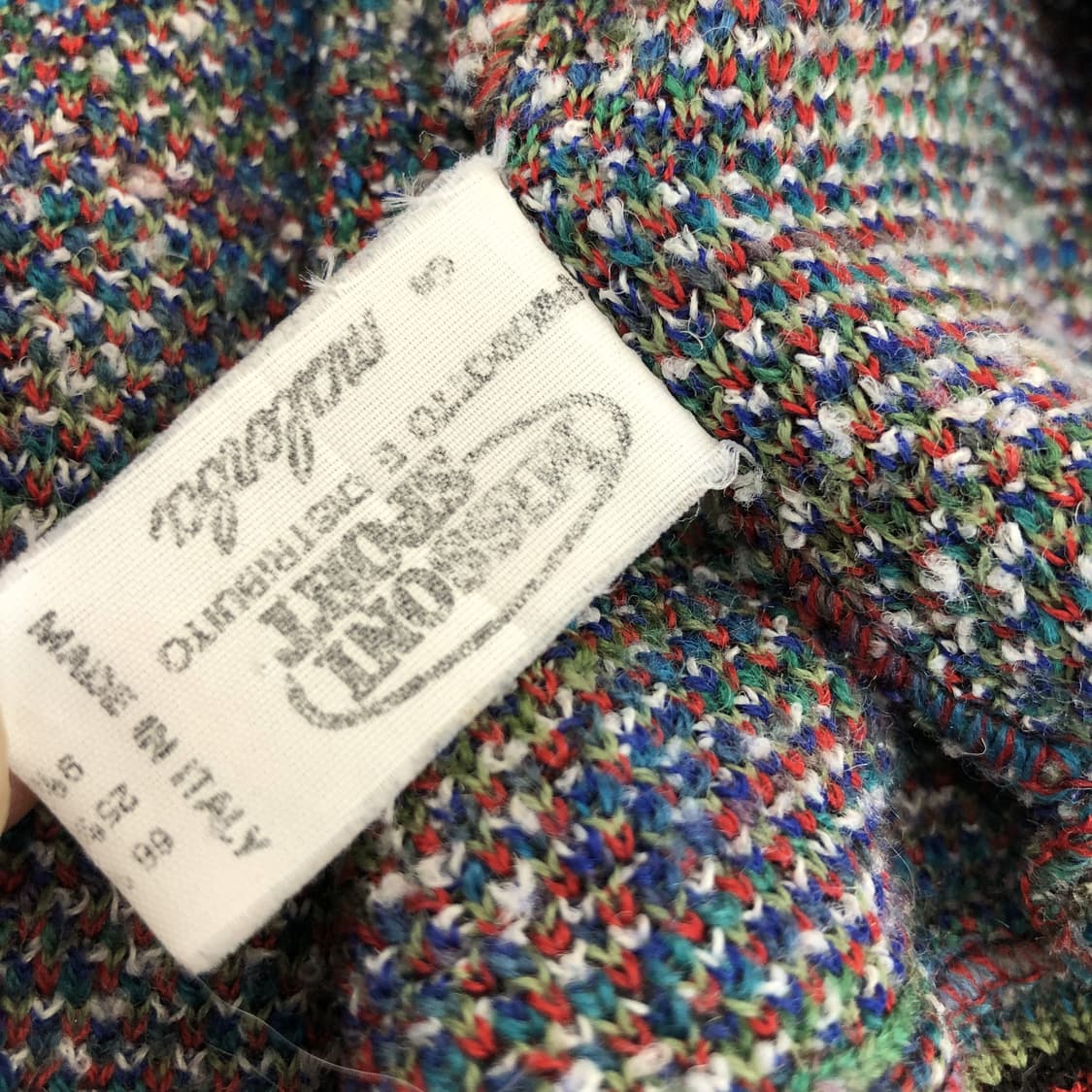 미쏘니 이태리 울 패턴니트 110-115  상품이미지6