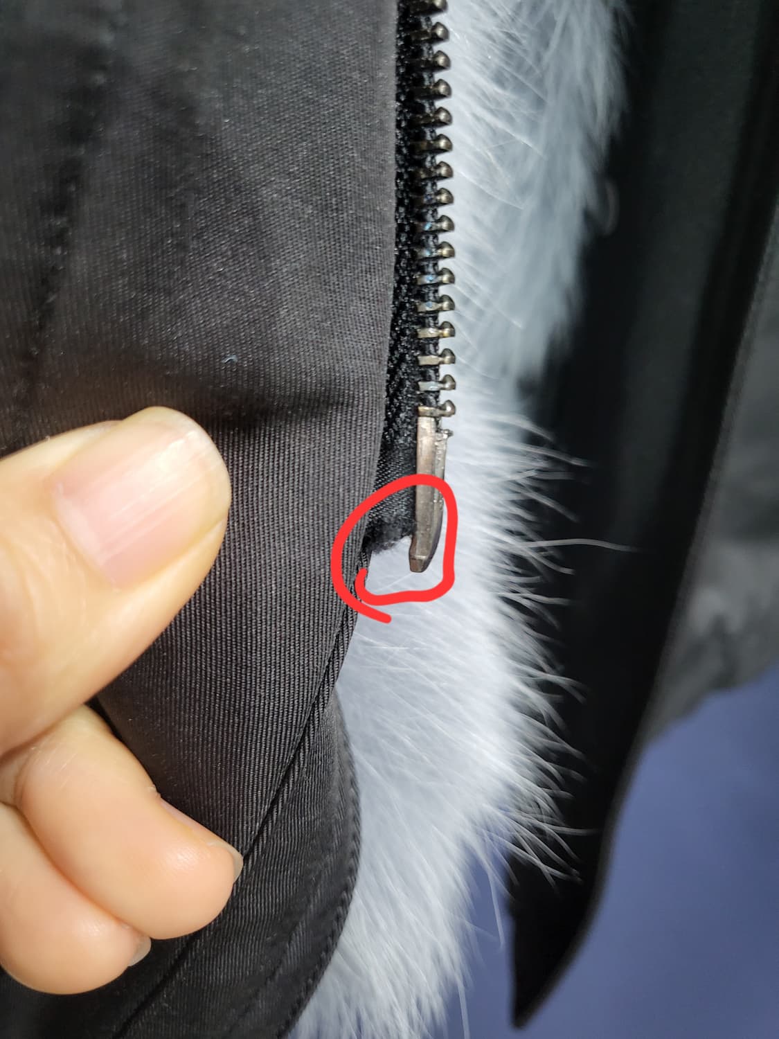 폭스 구스다운 패딩 상품이미지6