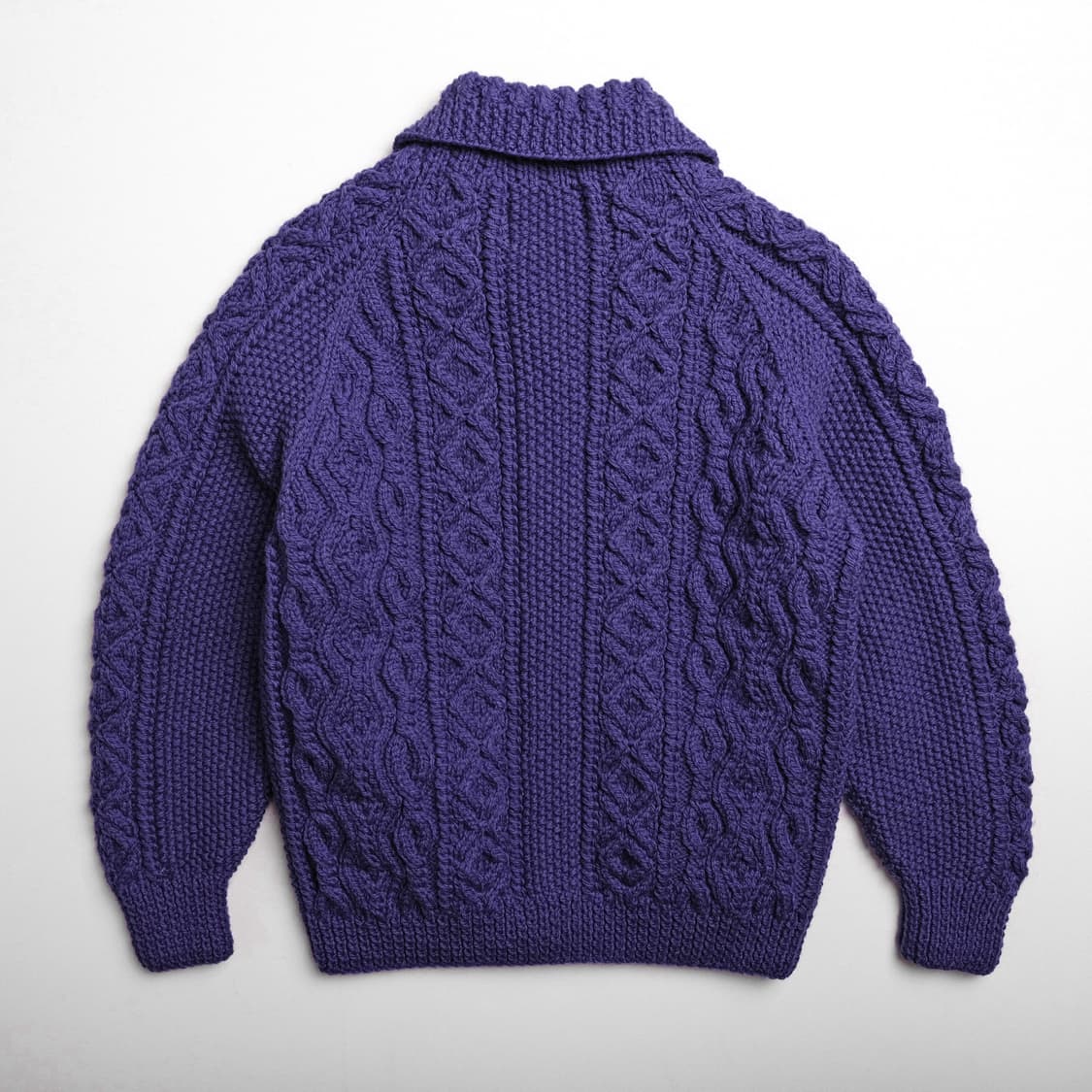 인버알란 럼버 카디건-퍼플 사이즈 추천 44-55 상품이미지8