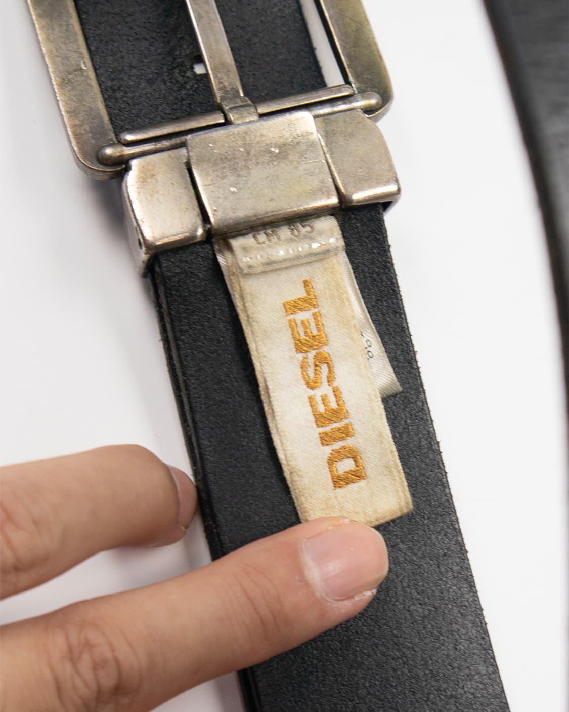 디젤 버팔로 레더 벨트 상품이미지4