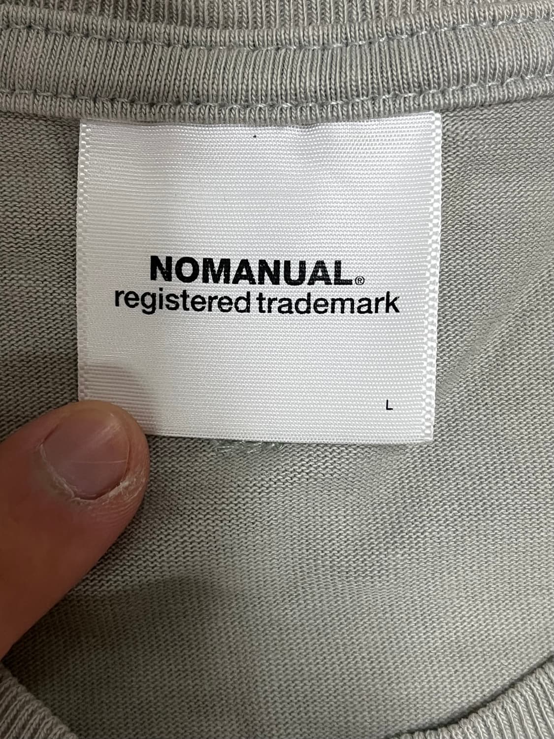 노매뉴얼 nm design research 티셔츠 L 상품이미지3