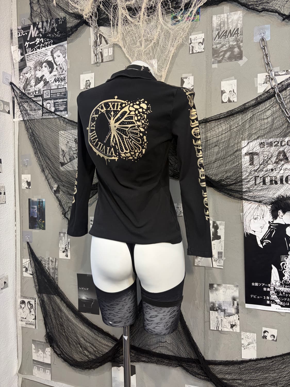 Y2K cubic lettering Glitter long sleeve 상품이미지9