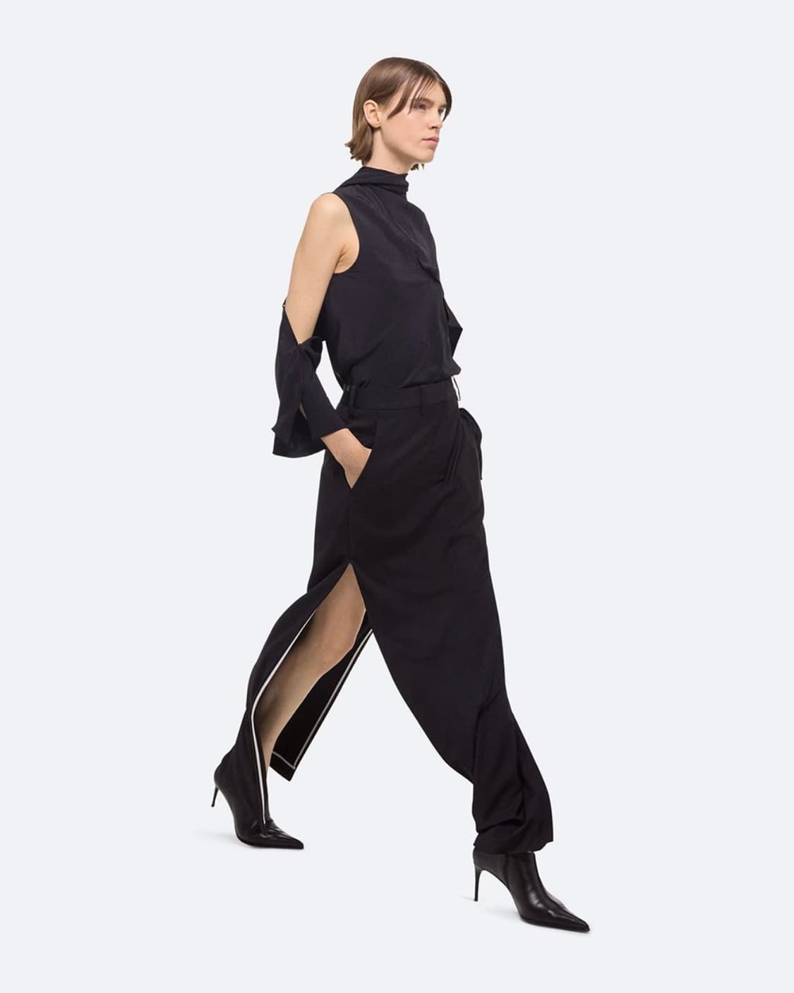 새상품 Helmut Lang zip maxi skirt 집 맥시 스커트  상품이미지2