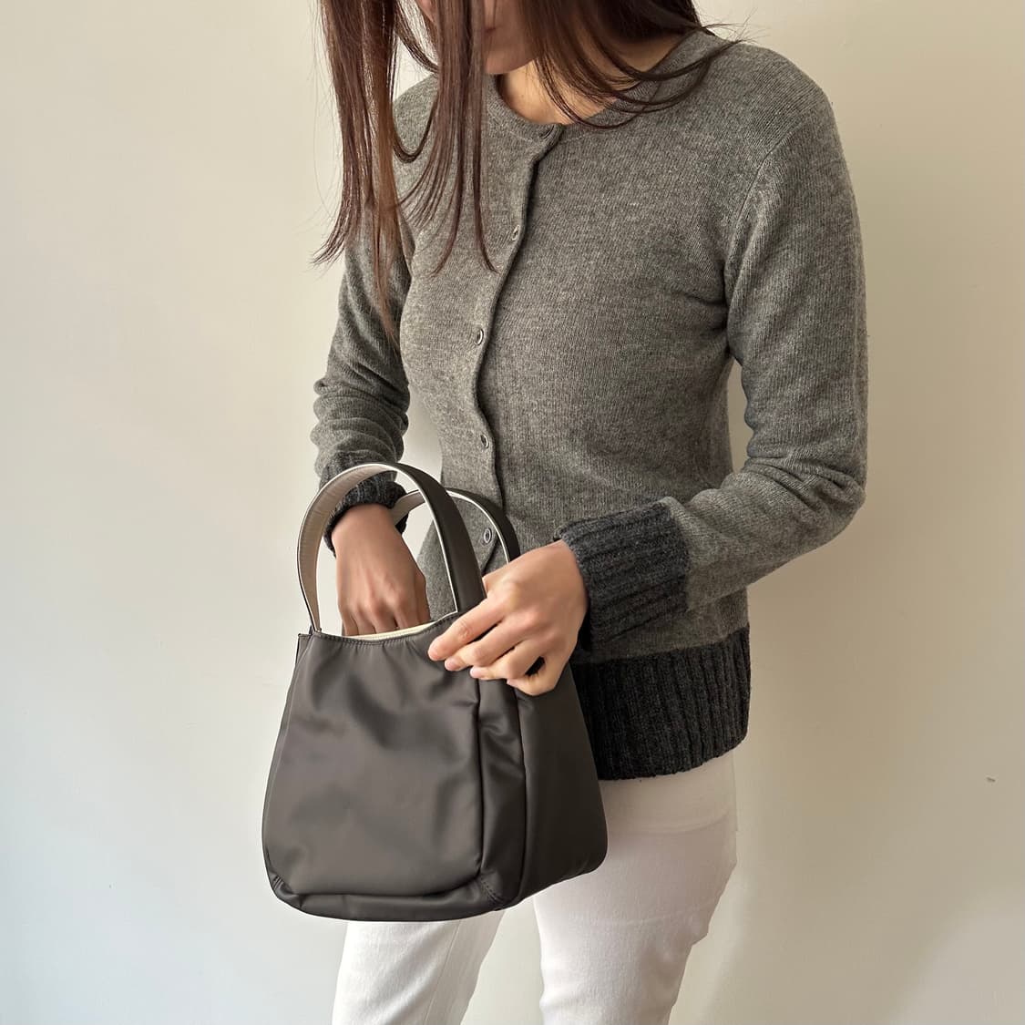 요지야마모토 y's for living 투톤 가디건 상품이미지1