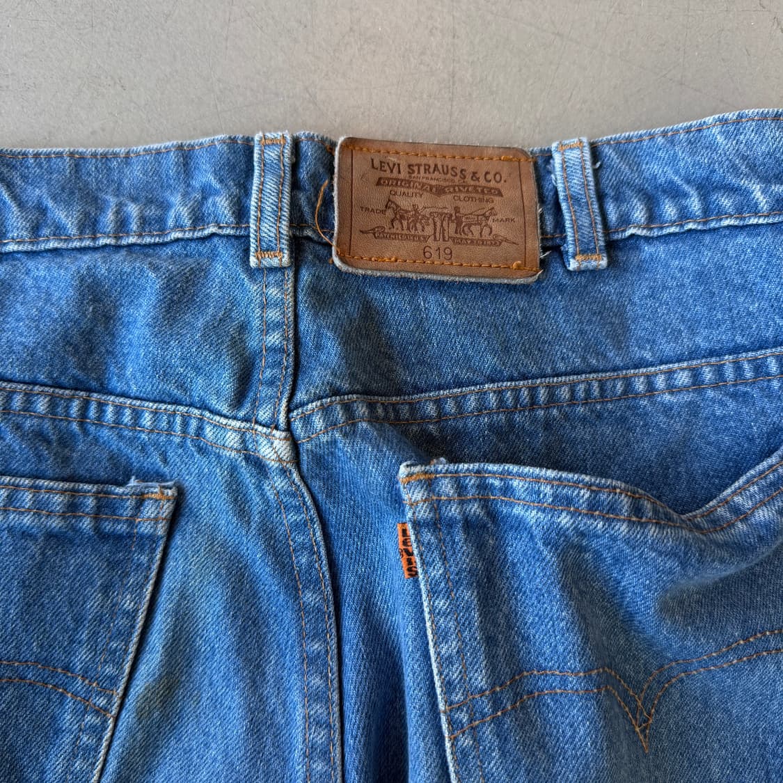 리바이스 619 오렌지탭 데님 팬츠 상품이미지6