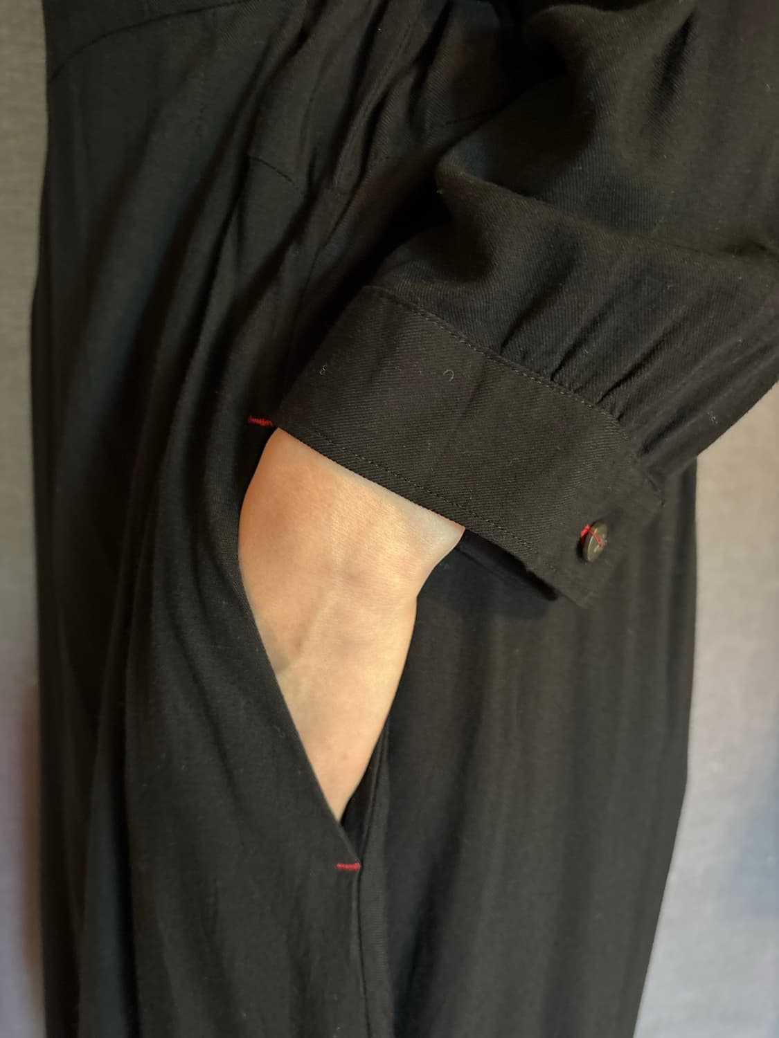 유니클로 X 이네스 드 라 프레상쥬 블랙 랩 원피스 상품이미지5