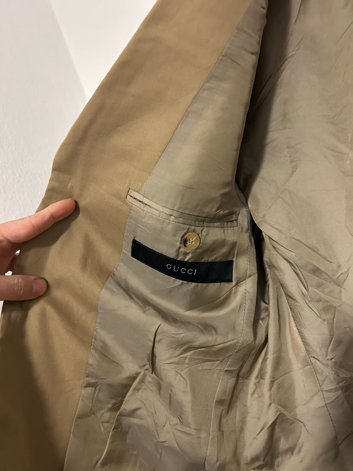 구찌 클래식 실크 울 싱글 테일러드 자켓 상품이미지6