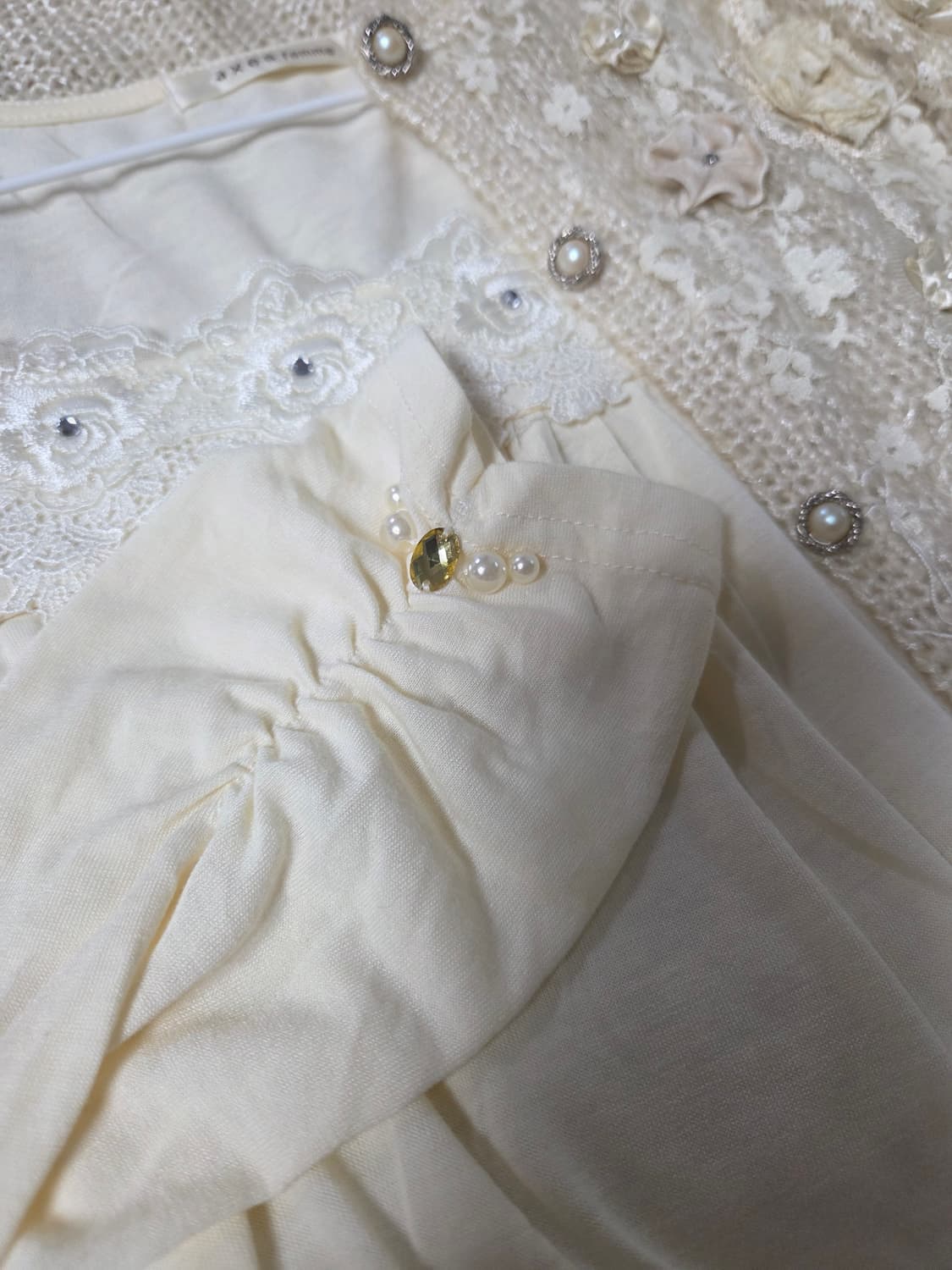 러블리 모리 페어리 가디건 액팜 엑팜 롱슬리브 이너 세트 상품이미지3