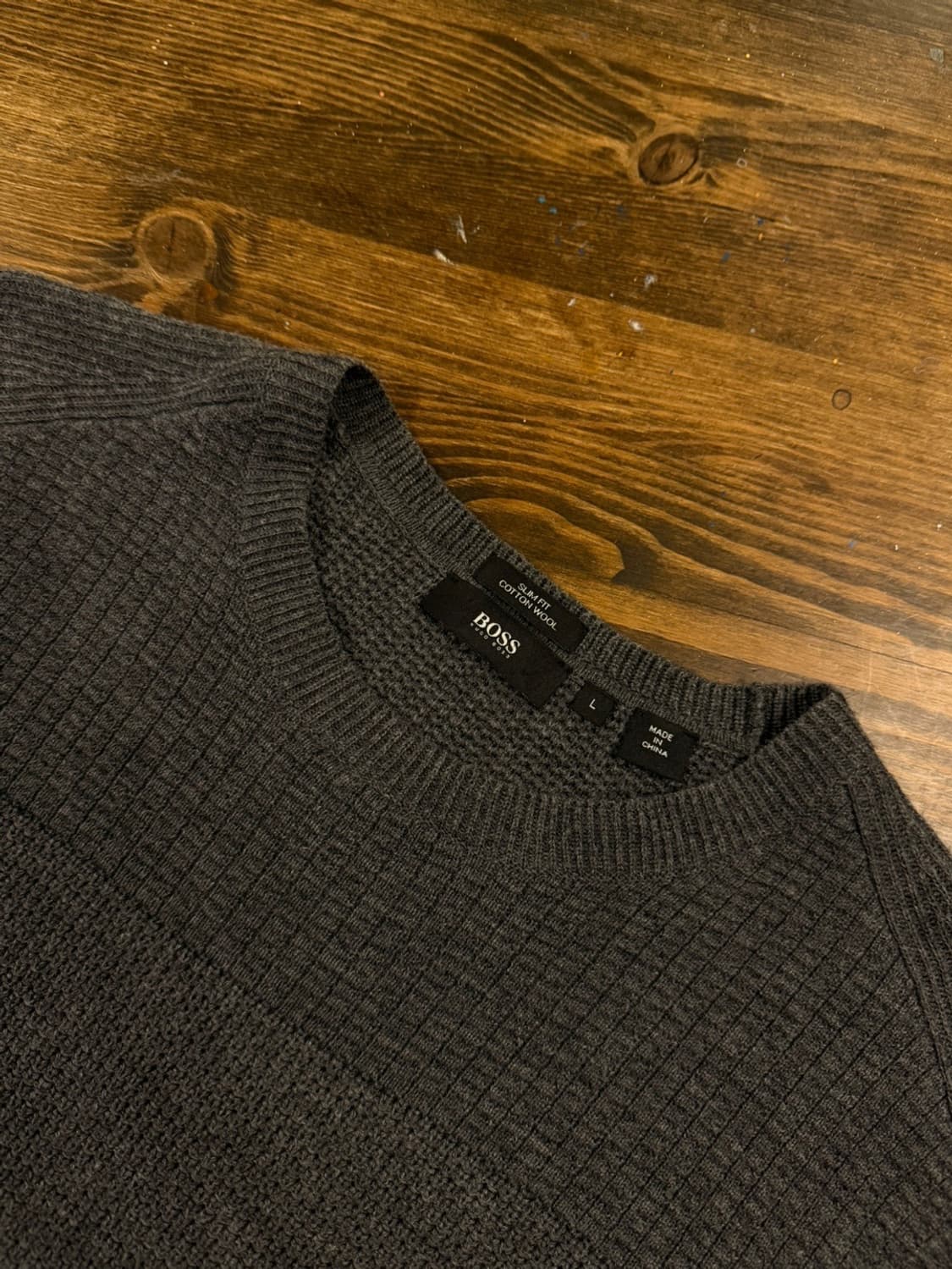 휴고보스 블랙라벨 크루넥 니트 100 상품이미지7