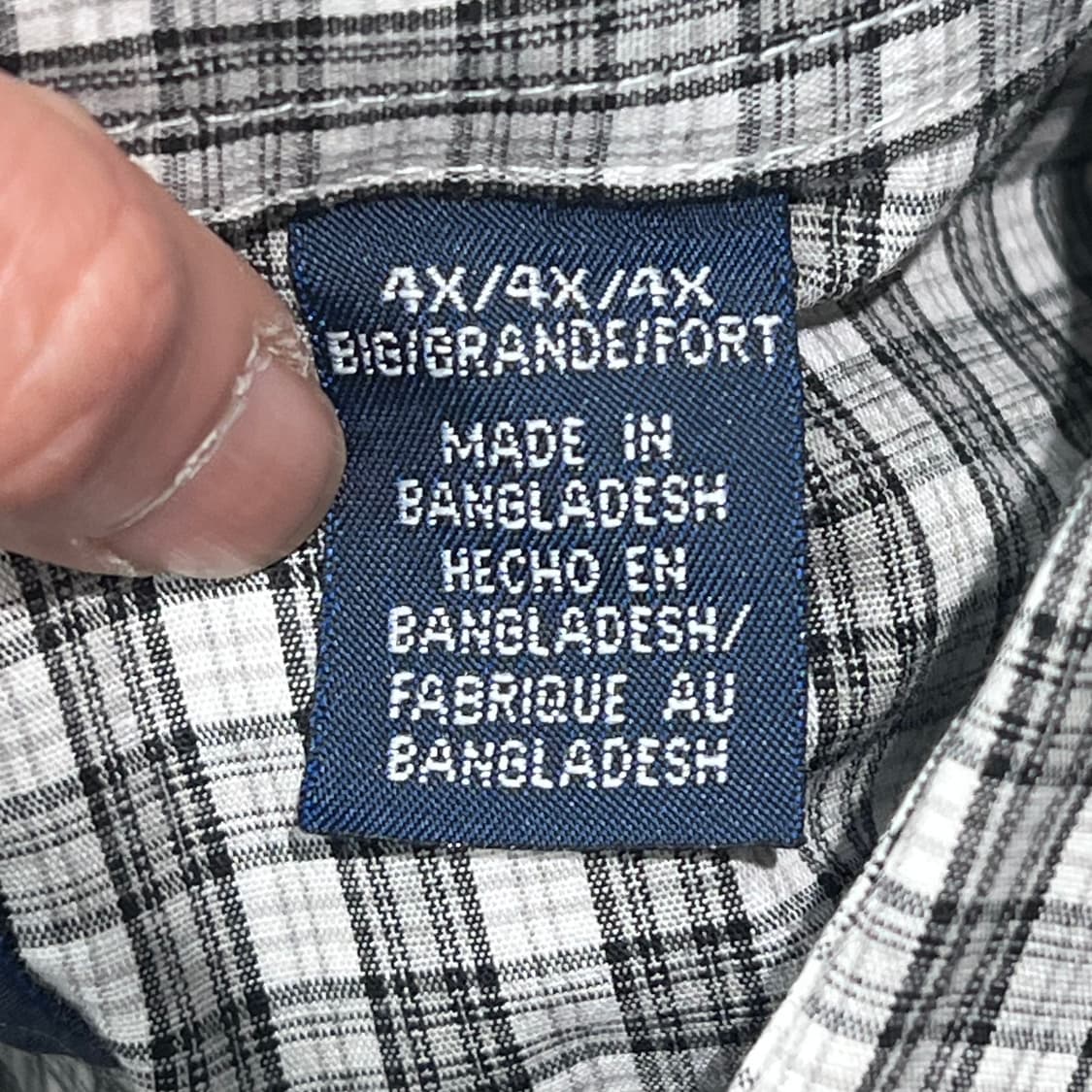 랭글러 체크 하프셔츠 s10518 상품이미지7