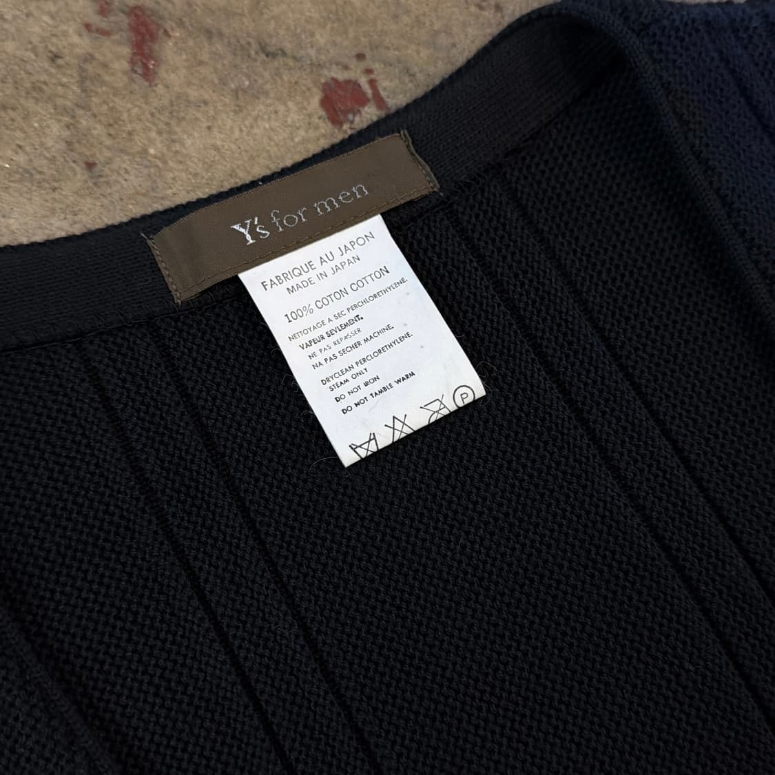 요지야마모토 스트라이프 베스트 상품이미지7