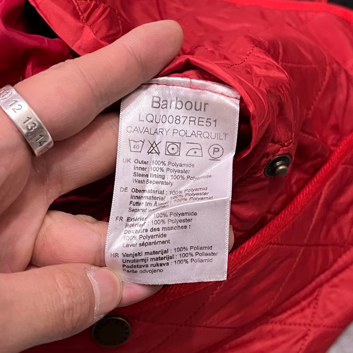  바버 퀼티드 자켓 y14594 상품이미지8