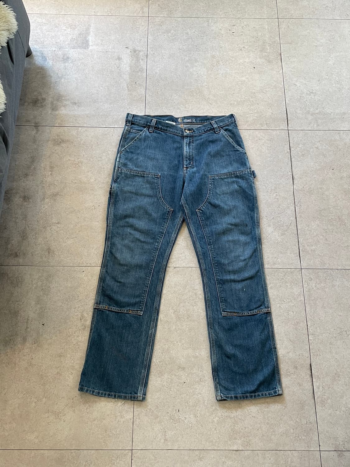 칼하트 더블니 데님팬츠 상품이미지10