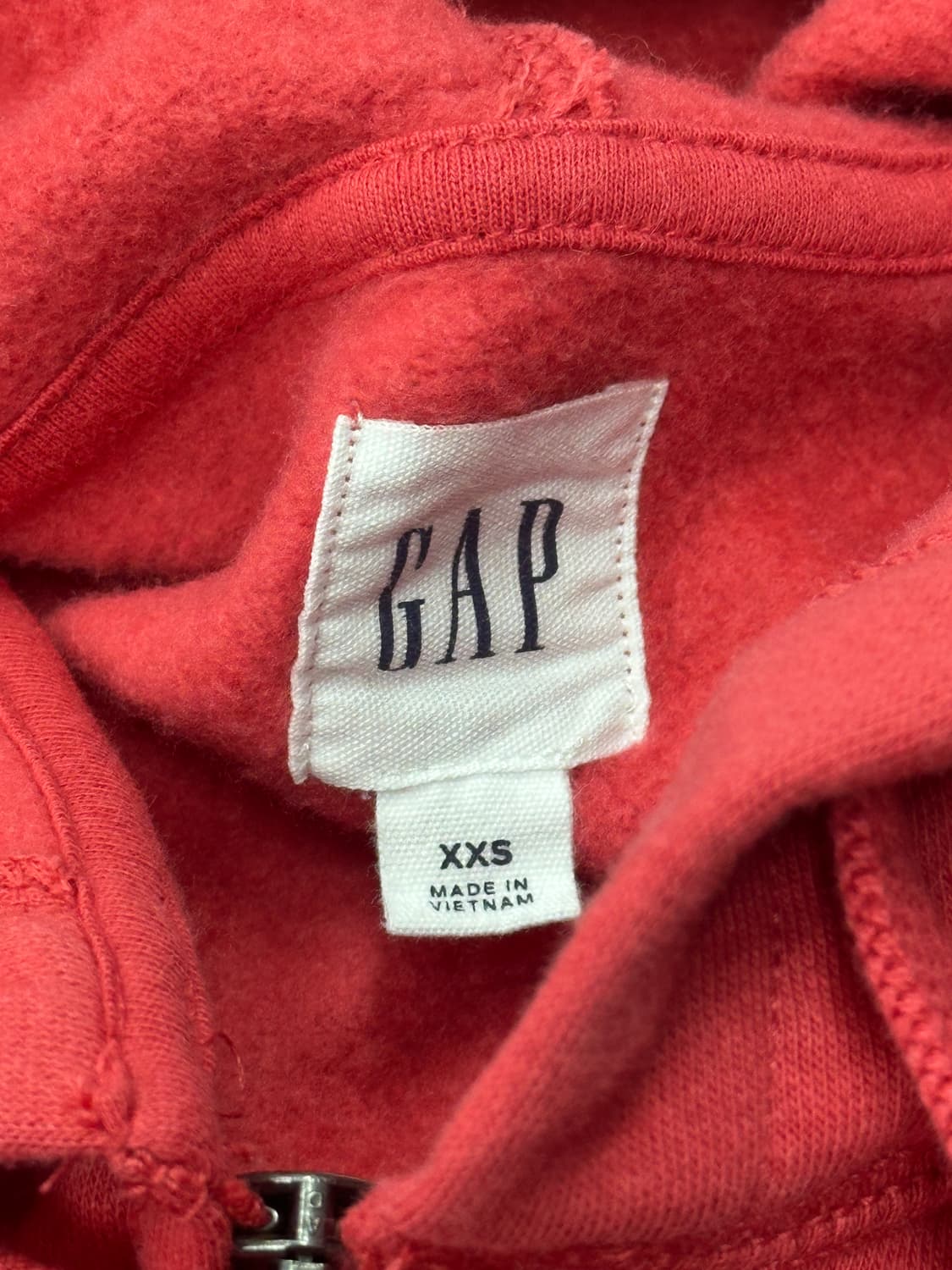 재팬 Gap 레드 기모 U.S.A 후드집업  빈티지 데코라 괴짜  상품이미지7