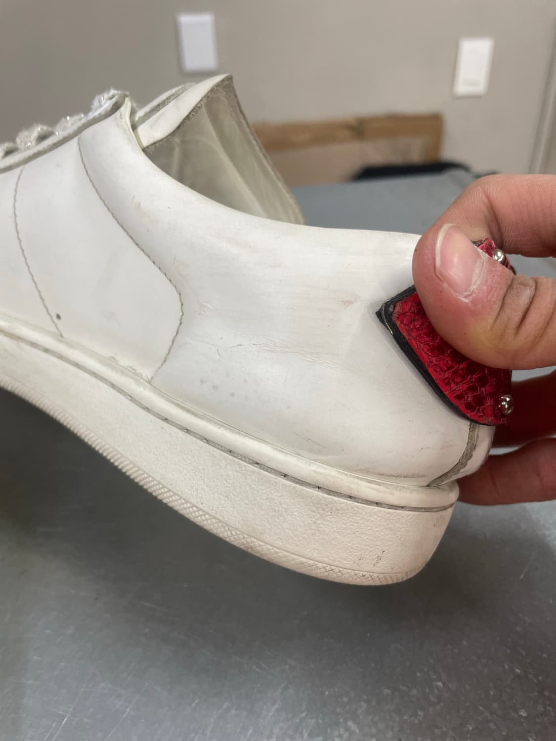 생로랑 스니커즈 화이트 43 상품이미지8