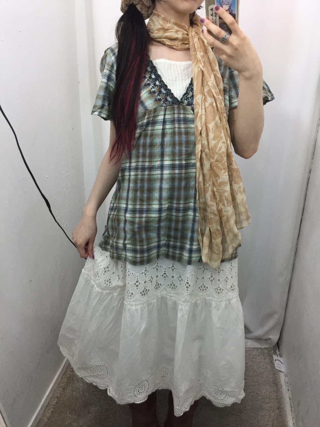 여름 체크 소녀 코디 🐳 상품이미지3