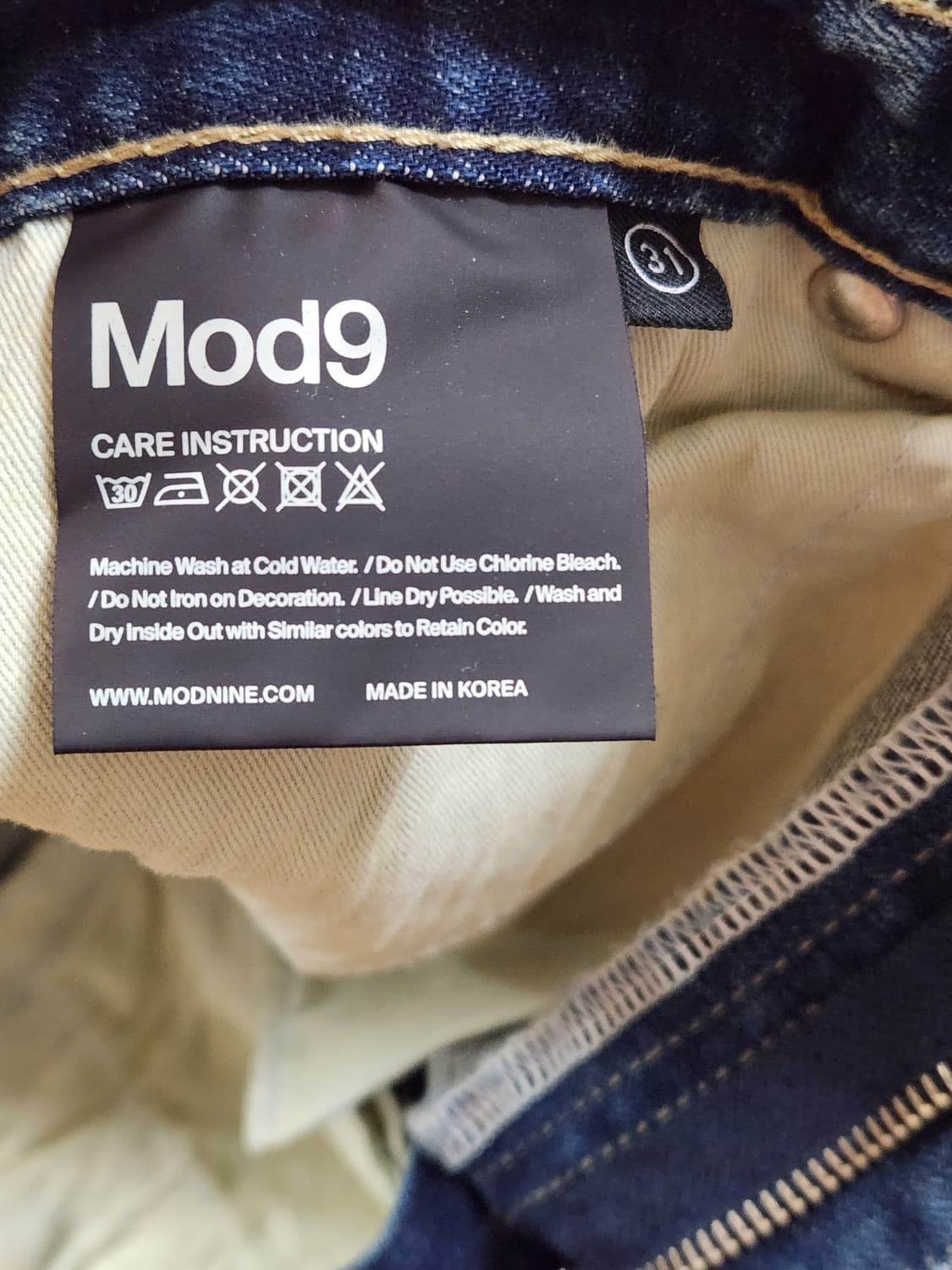 모드나인 펑크타운 31사이즈 새상품 팝니다. 상품이미지3