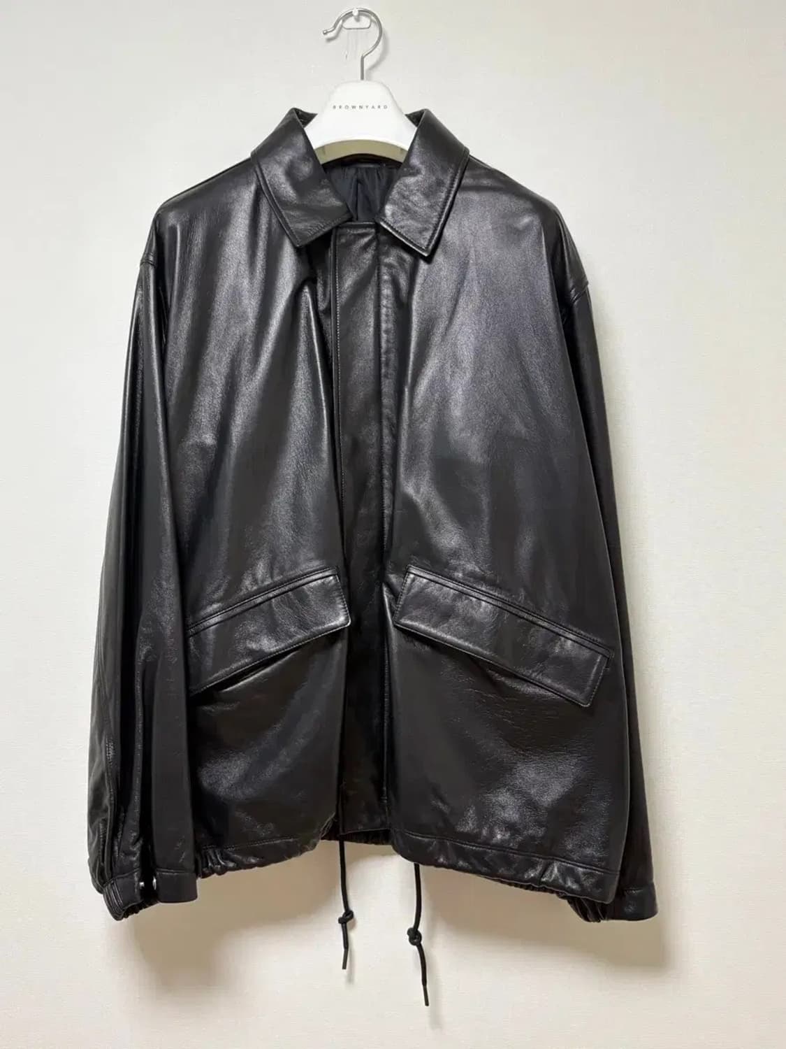 [105-110] 브라운야드 램스킨 레더 필드 자켓  상품이미지4