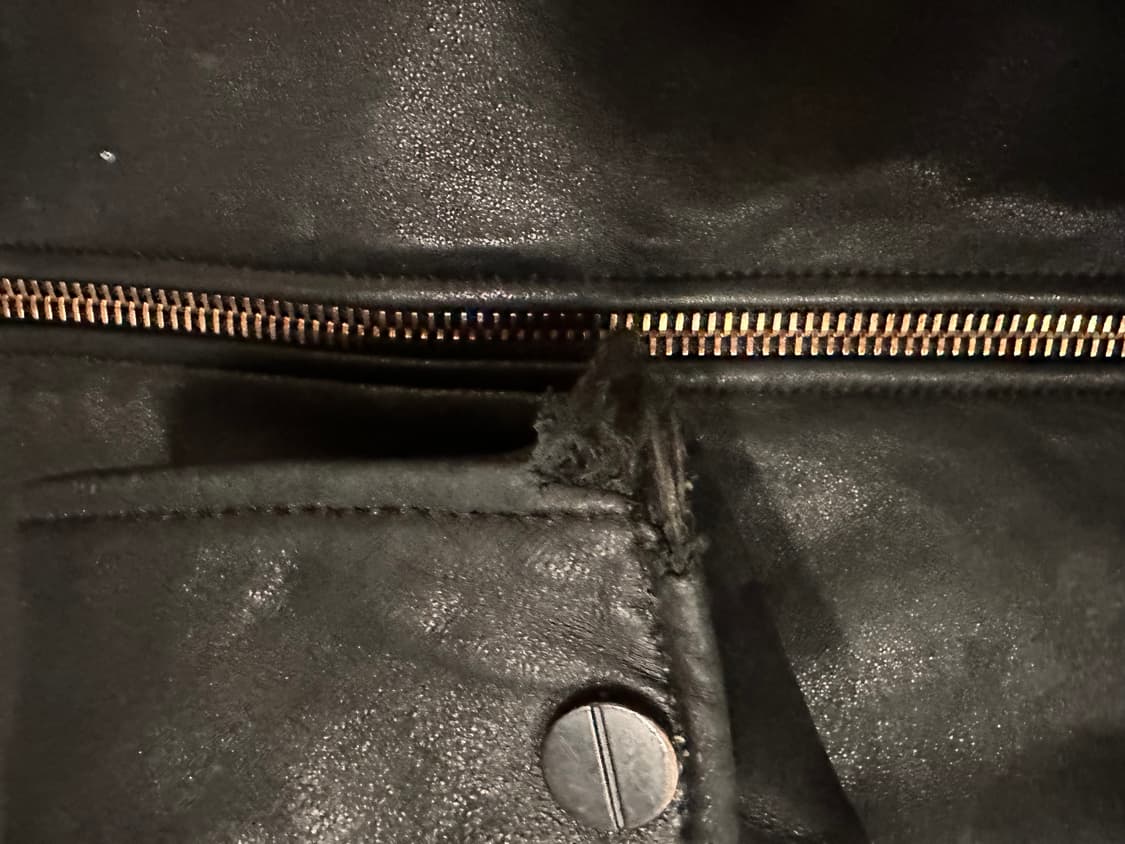 우영미 명작 21fw 오버핏 양가죽 자켓 46사이즈 상품이미지3