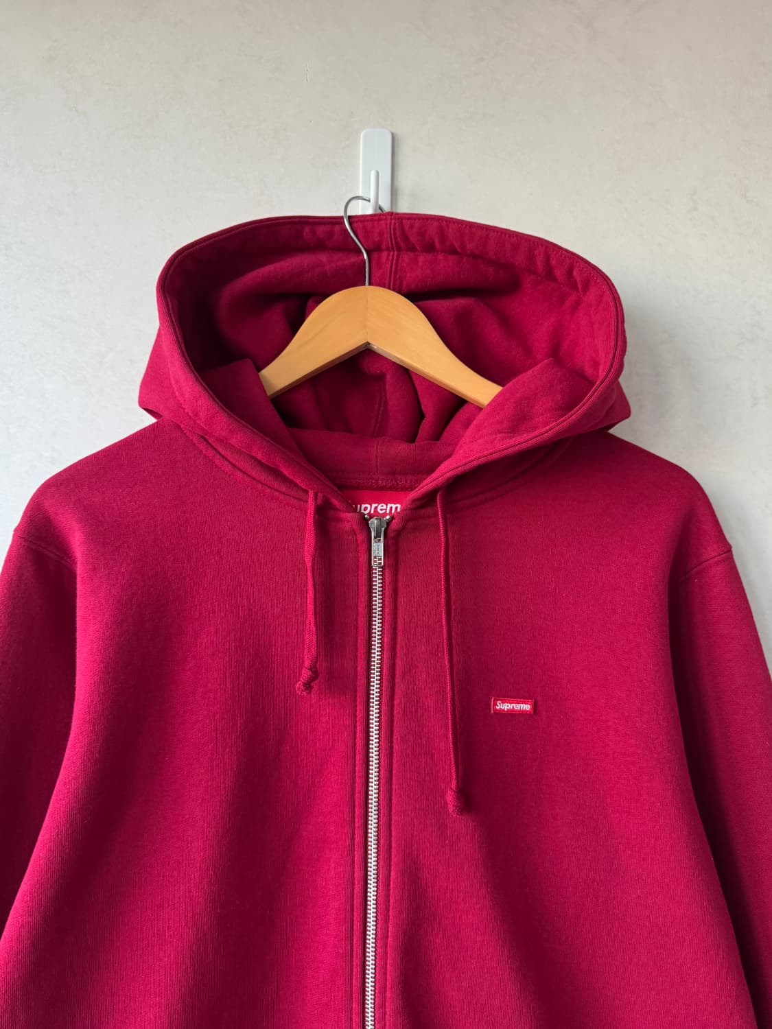 슈프림 미니 박스로고 후드집업 상품이미지2