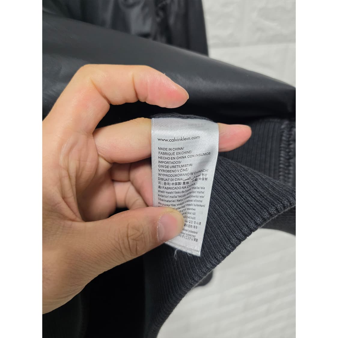 택포) L 캘빈클라인 CK 항공점퍼 봄버 자켓 상품이미지3