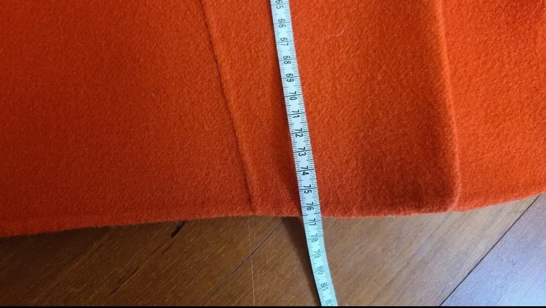 비비드한 다홍색 Ecole de Paris 울 핸드메이드 자켓입니다 상품이미지7