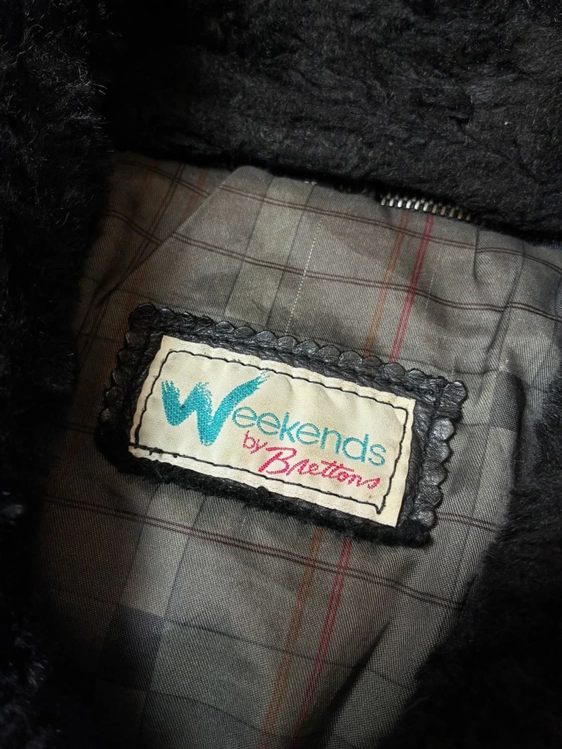 Brettons 90's 유틸리티 양가죽 하프 코트 PN8475 상품이미지7