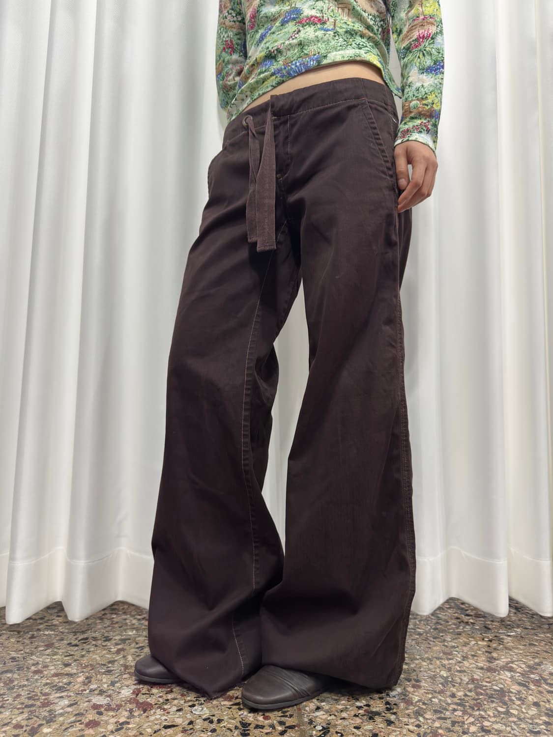 diesel low-waist bootscut pants 상품이미지3