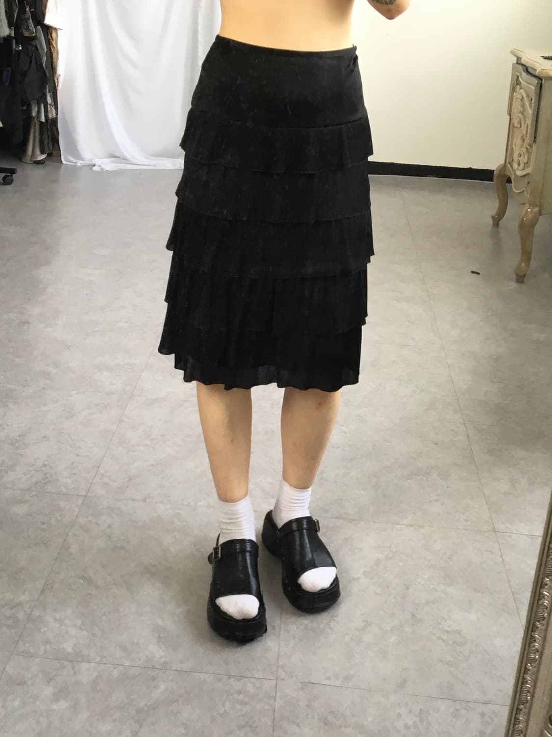 Lanvin layer midi skirt 상품이미지4