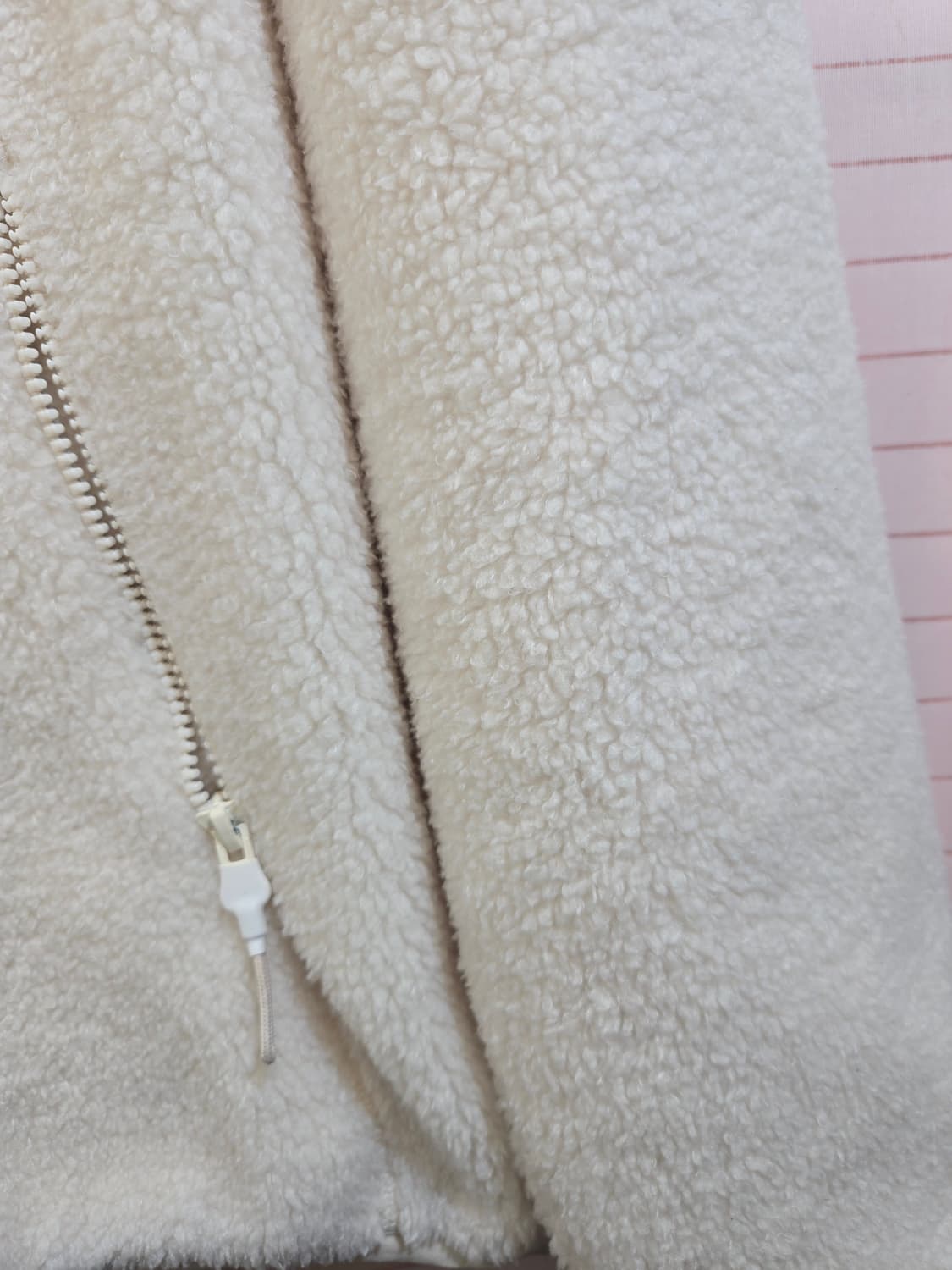 코닥 뽀글이 아이보리 후즈자켓 상품이미지3