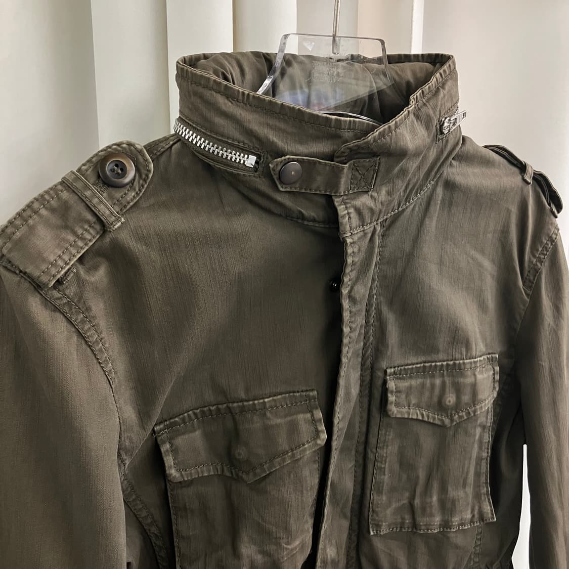Comme Ca Ism 콤사이즘 카키 M-65 필드 야상 자켓 S 상품이미지4