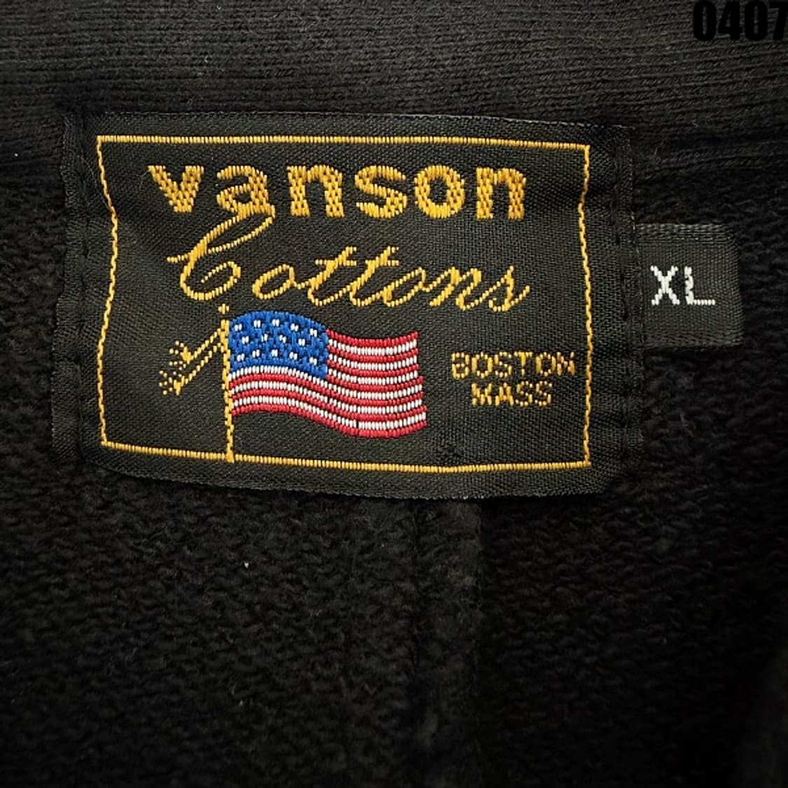 밴슨(VANSON) 코튼 라이더 스타일 집업 자켓 XL 0407 상품이미지6