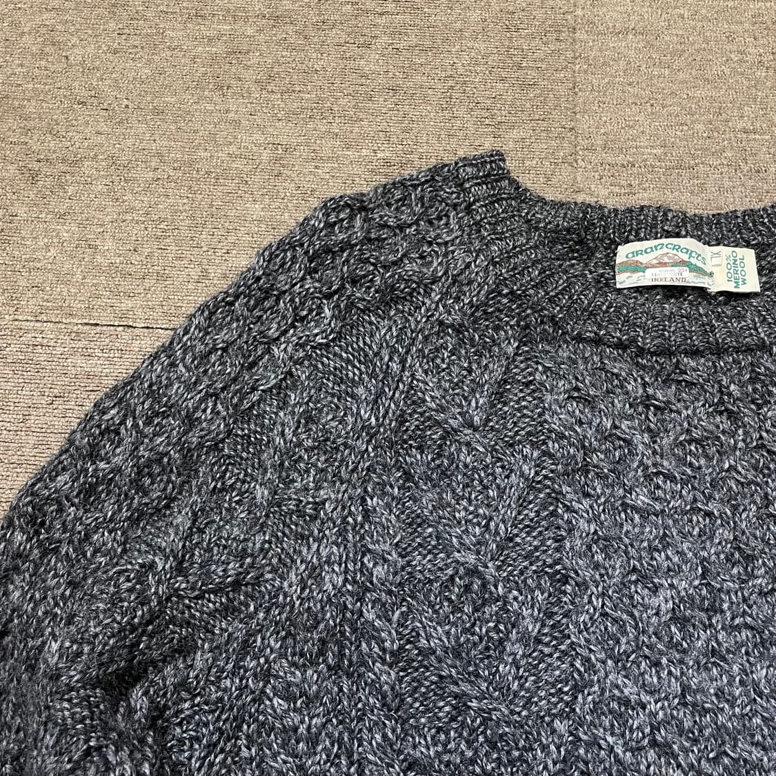 (XL) 아메리칸 빈티지 메리노울 니트 상품이미지3