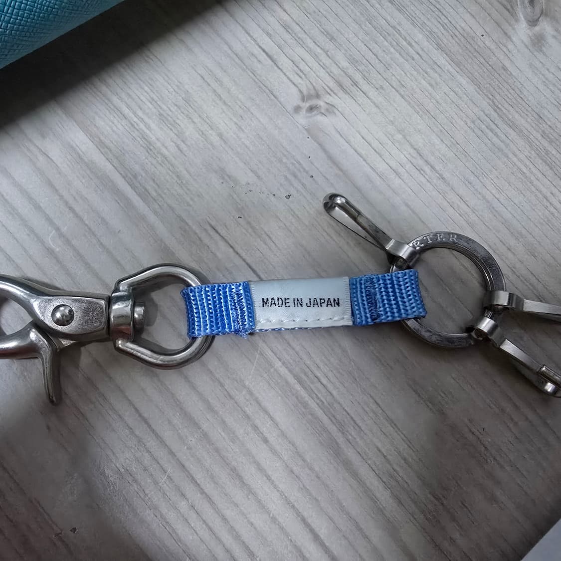 요시다포터 PORTER TOKYO 키홀더 키링 블루 화이트 일본제 상품이미지2