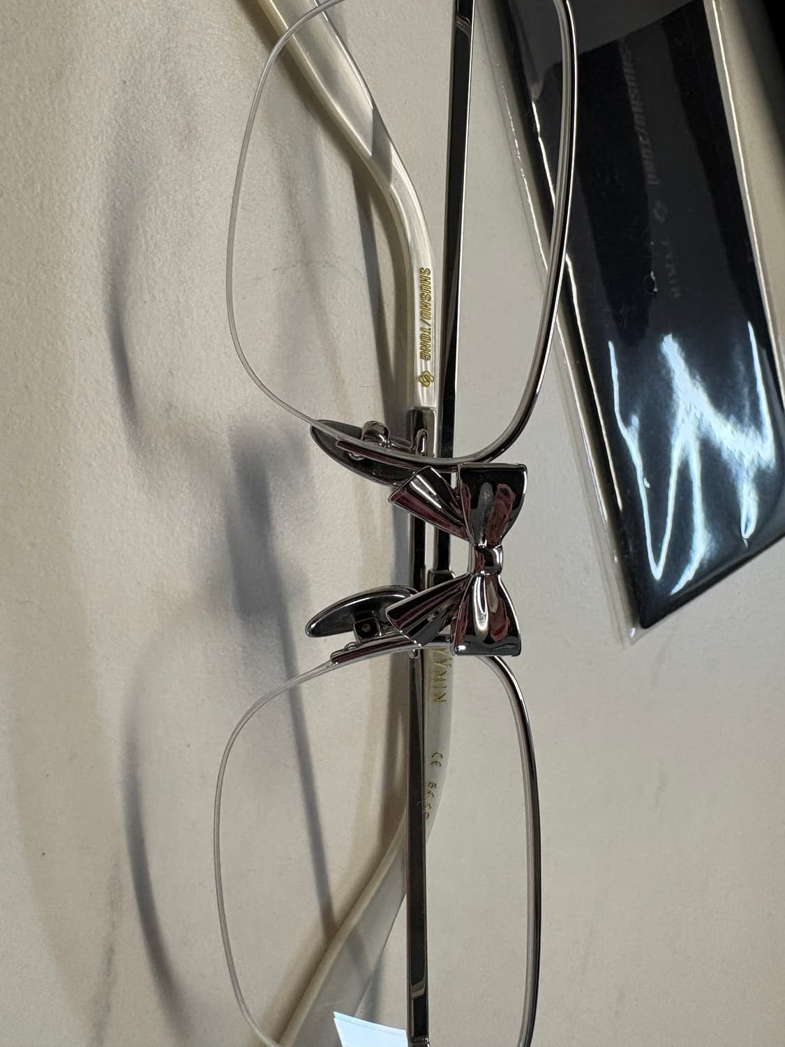 슈슈통 위민 메탈 리본 글래스 안경 실버 상품이미지6