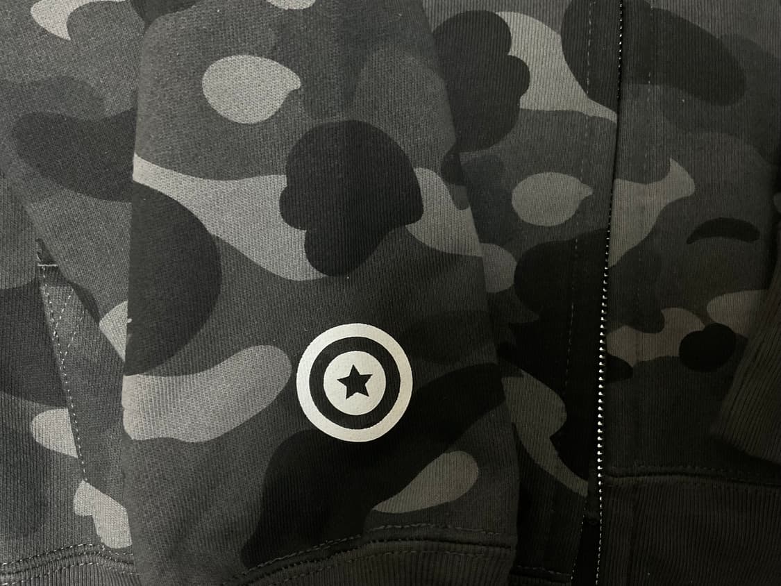 베이프 후드집업 / 흑계 L 상품이미지6