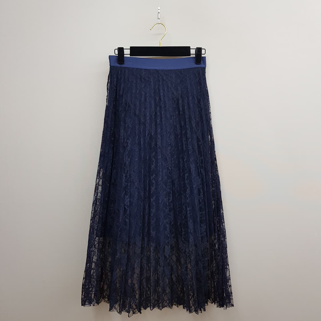 산드로 레이스 플리츠 롱 스커트 1사이즈 상품이미지4